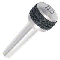 Drake Off Road 6 Speed Shift Knob, Brushed Finish (11-13 Wrangler JK) - Drake Off Road JP-181112-BL