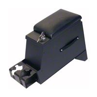Tuffy Deluxe Stereo Security Console, 8 in. Wide, Black (91-95 Wrangler YJ) - Tuffy 013-01