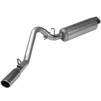 MBRP Cat Back, Single Side, 409 Aluminized Steel (00-06 Wrangler TJ w/2.5L or 4.0L) - MBRP S5500AL