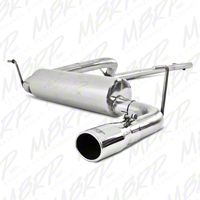 MBRP Cat Back, Single Side , T409 , 3.8L V6 (07-11 Wrangler JK 4 Door) - MBRP S5502409
