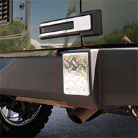 T-REX T1 Series Billet Exterior - Rear Bumper Guards Plate (07-13 Wrangler JK) - T-REX 11485