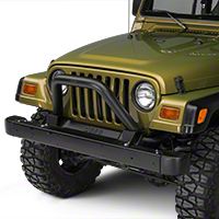 MBRP Black Front Bumper Grill Guard/Light Bar (97-06 Wrangler TJ) - MBRP 131086