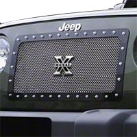 T-REX X-Metal Series, Studded Main Grille, Polished Stainless Steel (07-13 Wrangler JK) - T-REX 6714830