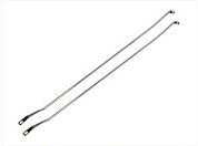 Drake Off Road Hood Support Rods, Stainless (97-06 Wrangler TJ) - Drake Off Road JP-120017-S