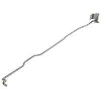 Drake Off Road Hood Prop Rod, Stainless (97-06 Wrangler TJ) - Drake Off Road JP-120018-S
