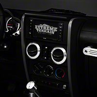 Drake Off Road A/C Vent Bezels - 4pc set (07-10 Wrangler JK) - Drake Off Road JP-180000-AL