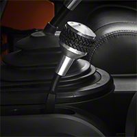 Drake Off Road 4WD Shifter Knob, Brushed Finish (07-13 Wrangler JK) - Drake Off Road JP-180011-BL