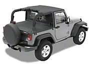 Pavement Ends Cargo Cover, Black Diamond (07-13 Wrangler JK 2 Door) - Pavement Ends 41827-35