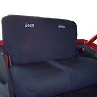 Coverking Rear Neoprene Seat Cover With Jeep Logo (92-95 Wrangler YJ) - Coverking SPC153