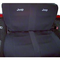 Coverking Rear Neoprene Seat Cover With Jeep Logo (97-02 Wrangler TJ) - Coverking SPC132
