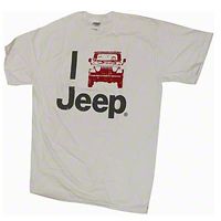 I Jeep White T-Shirt - Old Toledo Brands JPS1063S
