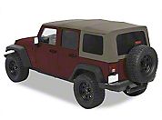 Bestop Replace-a-Top Khaki Diamond Sailcloth w/Tinted Windows (07-09 Wrangler JK 4 Door) - Bestop 79137-36