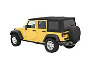 Pavement Ends Replay Top, Khaki Diamond (07-09 Wrangler JK 4 Door) - Pavement Ends 51201-36