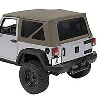Bestop Supertop NX, Black Diamond, Khaki Diamond (07-13 Wrangler JK 2 Door) - Bestop 54722-36