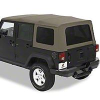 Bestop Supertop NX, Khaki Diamond (07-13 Wrangler JK 4 Door) - Bestop 54723-36