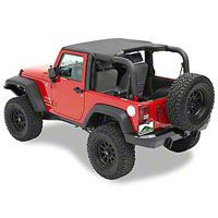 Pavement Ends Sun Cap, Khaki Diamond (07-13 Wrangler JK) - Pavement Ends 41522-36