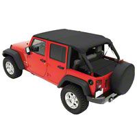 Pavement Ends Sun Cap Plus, Khaki Diamond (07-13 Wrangler JK 4 Door) - Pavement Ends 41526-36