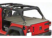 Pavement Ends Extended Cargo Cover, Khaki Diamond (07-13 Wrangler JK 4 Door) - Pavement Ends 41428-36