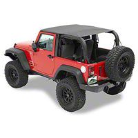 Pavement Ends Sun Cap Plus, Khaki Diamond (07-13 Wrangler JK 2 Door) - Pavement Ends 41525-36