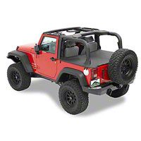 Pavement Ends Cargo Cover, Khaki Diamond (07-13 Wrangler JK 2 Door) - Pavement Ends 41827-36