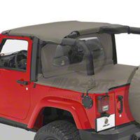 Bestop Windjammer, Khaki (07-13 Wrangler JK 2 Door) - Bestop 80031-36