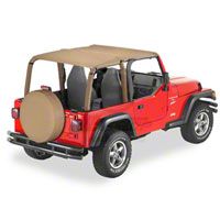 Bestop Safari Bikini Top, Spice (97-02 Wrangler TJ) - Bestop 52530-37