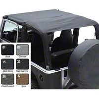 Smittybilt Extended Brief Top, Black Diamond (97-06 Wrangler TJ) - Smittybilt 93635