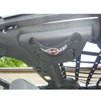 Dirtydog 4x4 Roll Bar Straps Leather, Rear (07-13 Wrangler JK) - Dirty Dog 4x4 DD-R-RES-R