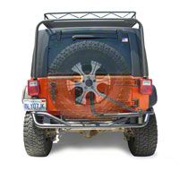 Olympic 4x4 Boa Extreme w/Tire Carrier, Gloss Black (07-13 Wrangler JK 4 Door) - Olympic 4x4 2517-171