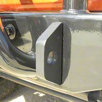Olympic 4x4 2 D-Ring Mounting Brackets, Textured Black (07-13 Wrangler JK) - Olympic 4x4 341-174