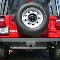 Olympic 4x4 ReEnforcer Receiver Hitch, Textured Black (97-06 Wrangler TJ) - Olympic 4x4 523-124