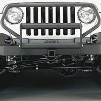 Olympic 4x4 Brush Guard, Textured Black (97-06 Wrangler TJ) - Olympic 4x4 670-124