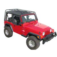 Olympic 4x4 Sports Rack, Gloss Black (87-95 Wrangler YJ) - Olympic 4x4 901-111