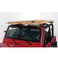 Olympic 4x4 Quick n Easy Rack, Gloss Black (07-13 Wrangler JK 2 Door) - Olympic 4x4 908-161