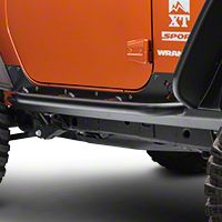 River Raider Rock Sliders, Black Powdercoat (07-13 Wrangler JK, 2 Door) - River Raider Off Road 0121-pc