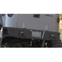 River Raider ST Rear Bumper, Black Powdercoat (07-13 Wrangler JK) - River Raider Off Road BMP-6831-PC