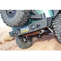 River Raider ST Rear Bumper w/Tire Carrier, Bare (07-13 Wrangler JK) - River Raider Off Road BMP-6831-TC