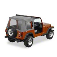 Bestop Sunrider Top, Charcoal (87-95 Wrangler YJ) - Bestop 51698-09