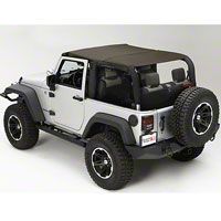 Rugged Ridge Pocket Island Top, Khaki Diamond (10-13 Wrangler JK 2 Door) - Rugged Ridge 13591.36
