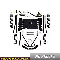Rock Krawler 3.5 in. Triple Threat Long Arm System (03-06 Wrangler TJ) - Rock Krawler RKTJ35TTLA-02