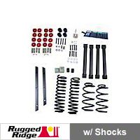 Rugged Ridge 2 in. Lift Kit With Shocks (97-02 Wrangler TJ) - Rugged Ridge 18415.3