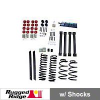 Rugged Ridge 2 in. Lift Kit With Shocks (03-06 Wrangler TJ Rubicon) - Rugged Ridge 18415.31