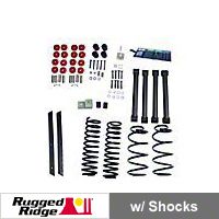 Rugged Ridge 2 in. Lift Kit With Shocks (04-06 Wrangler TJ Unlimited) - Rugged Ridge 18415.32