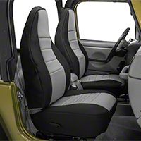 Rugged Ridge Neoprene Front Seat Covers, Tan (97-02 Wrangler TJ) - Rugged Ridge 13210.04