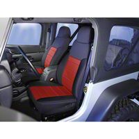 Rugged Ridge Neoprene Front Seat Covers, Red (91-95 Wrangler YJ) - Rugged Ridge 13211.53