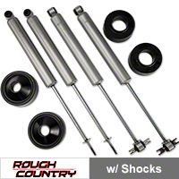 Rough Country 1.75 in. Spacer Lift Kit w/N2.0 Shocks (07-13 Wrangler JK) - Rough Country 651.20