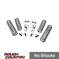 Rough Country 2.5 in. Kit w/Coils & Shock Brackets (07-13 Wrangler JK 4 Door) - Rough Country 901