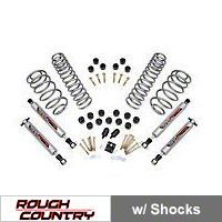 Rough Country 3.75 in. Lift Combo Kit w/Shocks (97-06 Wrangler TJ 4 Cyl) - Rough Country PERF646