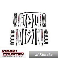 Rough Country 6 In. Suspension Lift Kit (07-13 Wrangler JK 2 Door) - Rough Country 684S