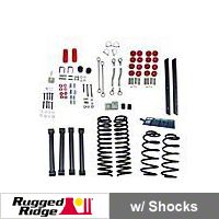 Rugged Ridge 4 in. Lift Kit w/Shocks(03-06 Wrangler TJ) - Rugged Ridge 18415.42
